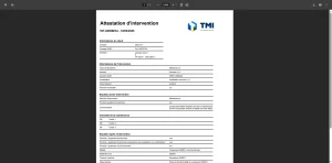 Application web avec symfony, développement crm, exemple de pdf