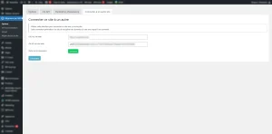 développement sur mesure plugin migration wordpress connexion inter-sites
