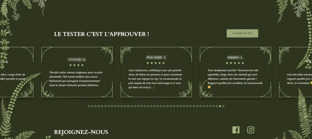 intégration avis google sur wordpress affichage