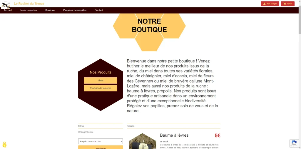 creation site web e commerce espace boutique