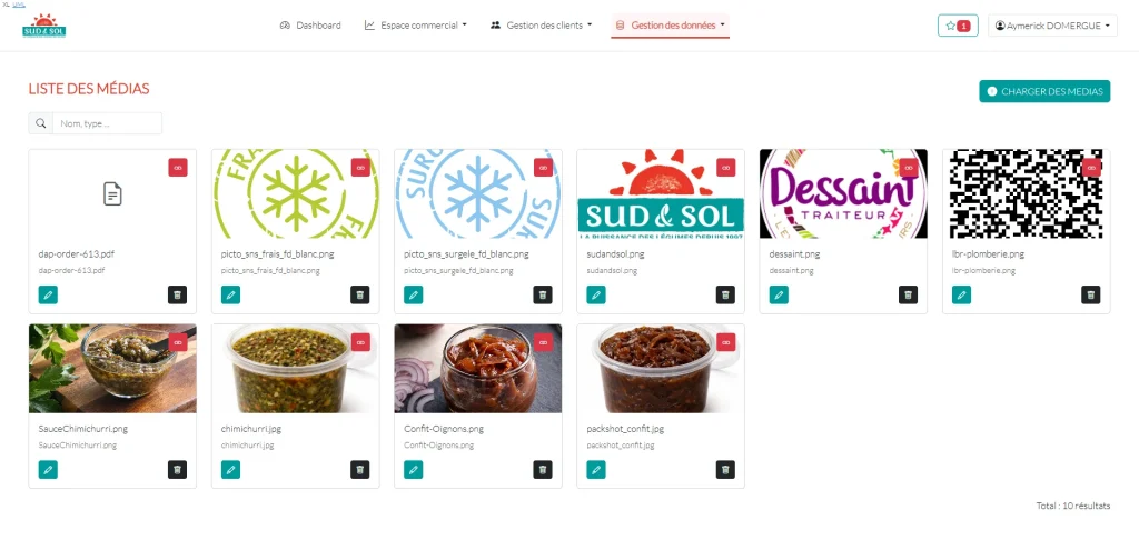 Mediatheque style wp dans CRM